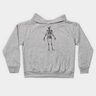 skeleton anatomy Kids Hoodie